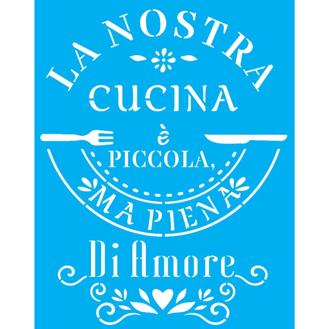 Stencil OPA 20x25 3212 La Nostra Cusina - Palácio da Arte