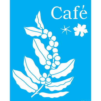 Stencil OPA 20x25 3222 Plantas Café - Palácio da Arte