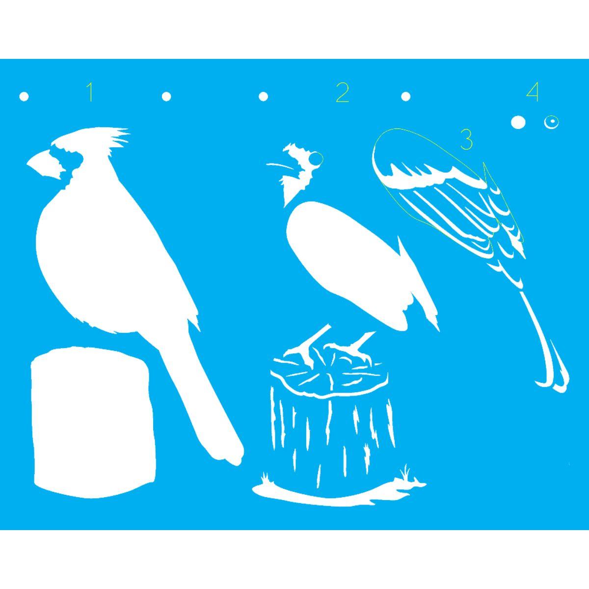 Stencil OPA 20x25 3234 Cardeal da Terra - Palácio da Arte
