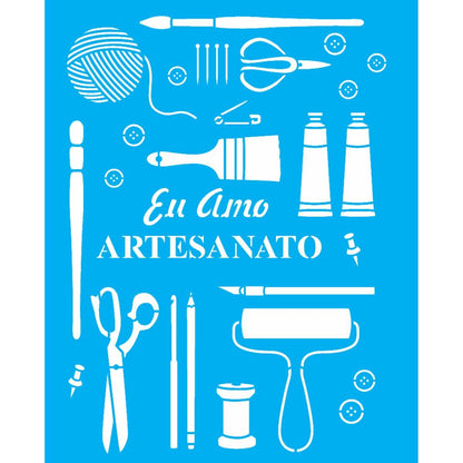 Stencil OPA 20x25 3318 Ferramentas para Artesanato - Palácio da Arte