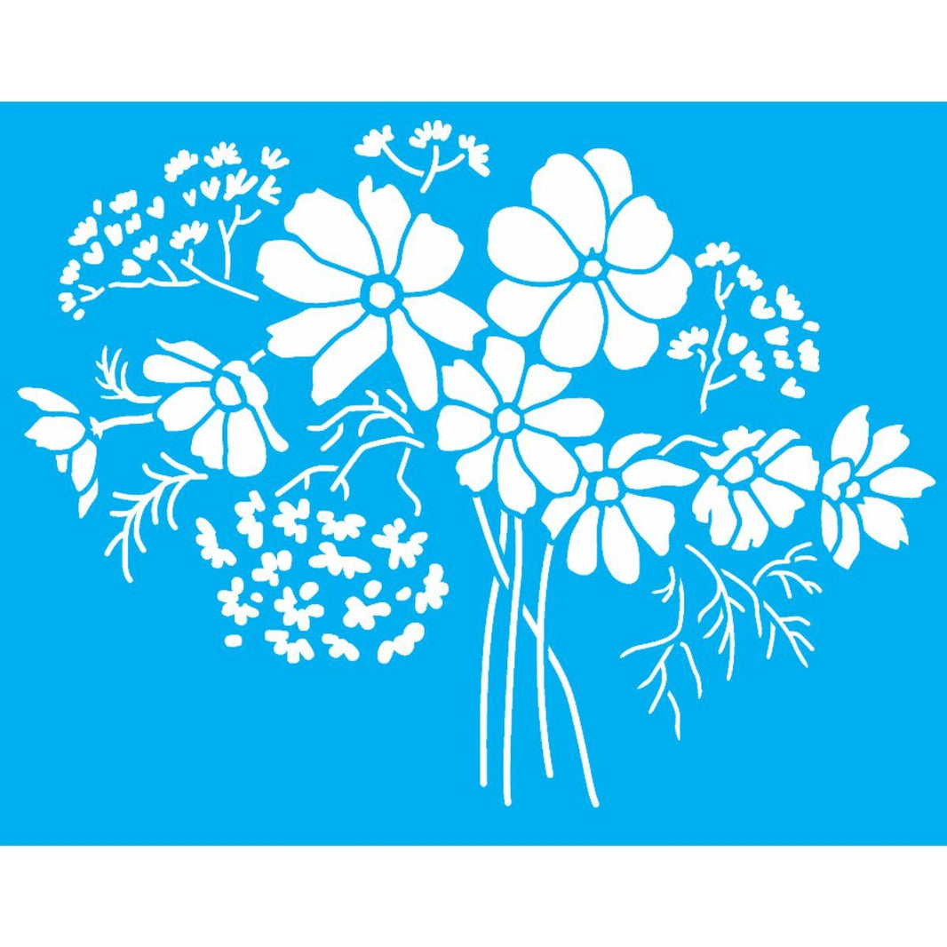 Stencil OPA 20x25 3319 Flor de Cosmos - Palácio da Arte
