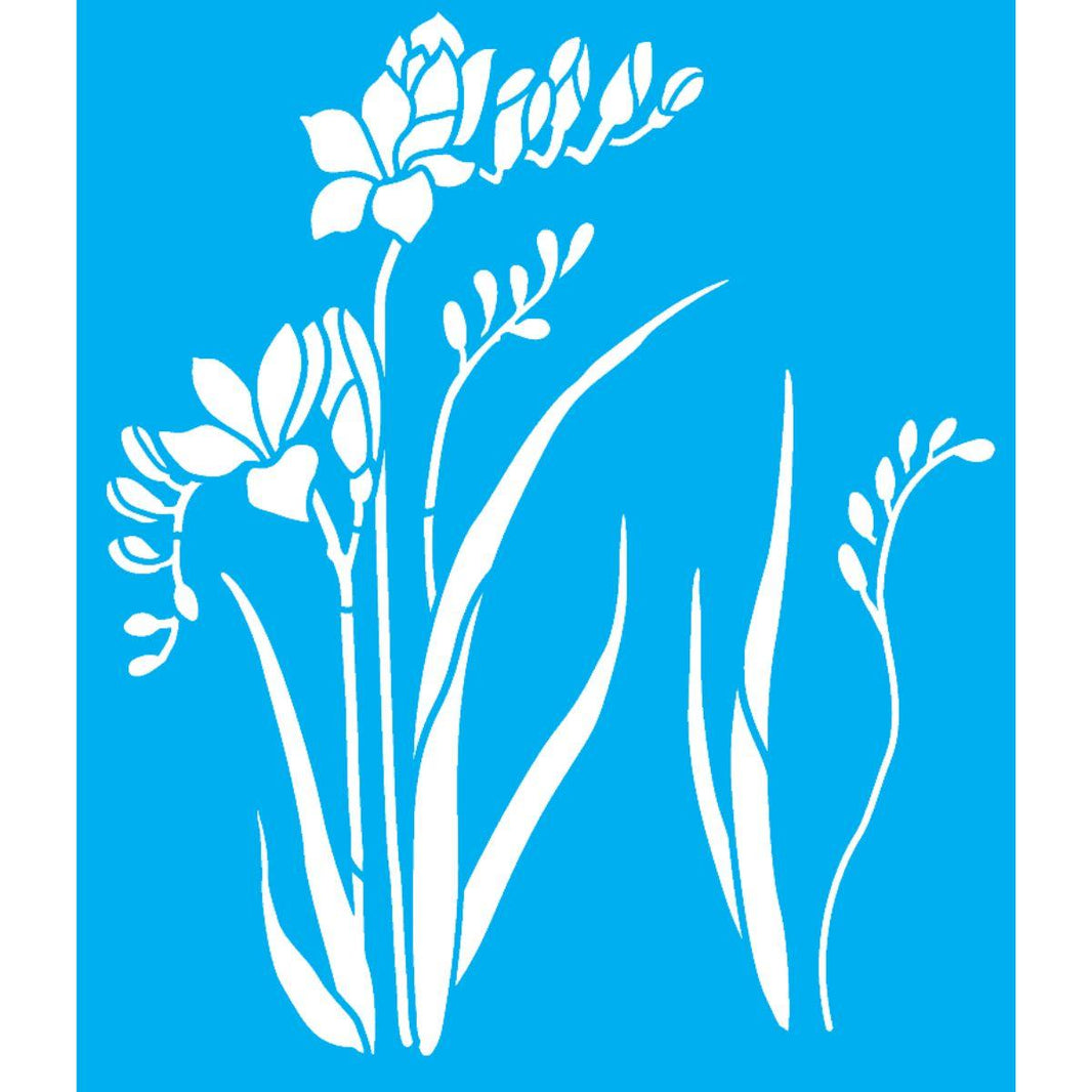Stencil OPA 20x25 3320 Flor de Frésia - Palácio da Arte