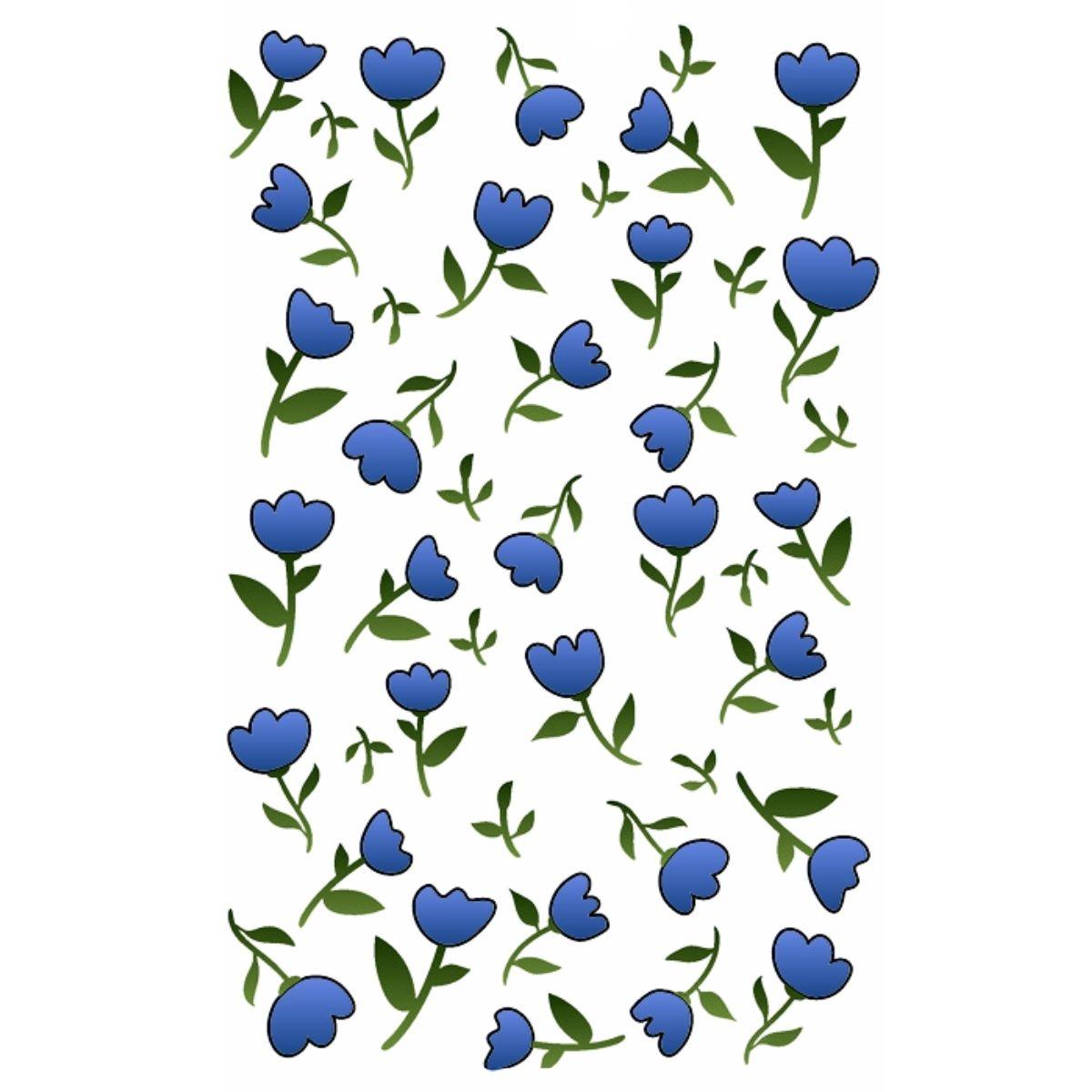 Stencil OPA 20x25 3354 Estamparia Flores Micro I - Palácio da Arte