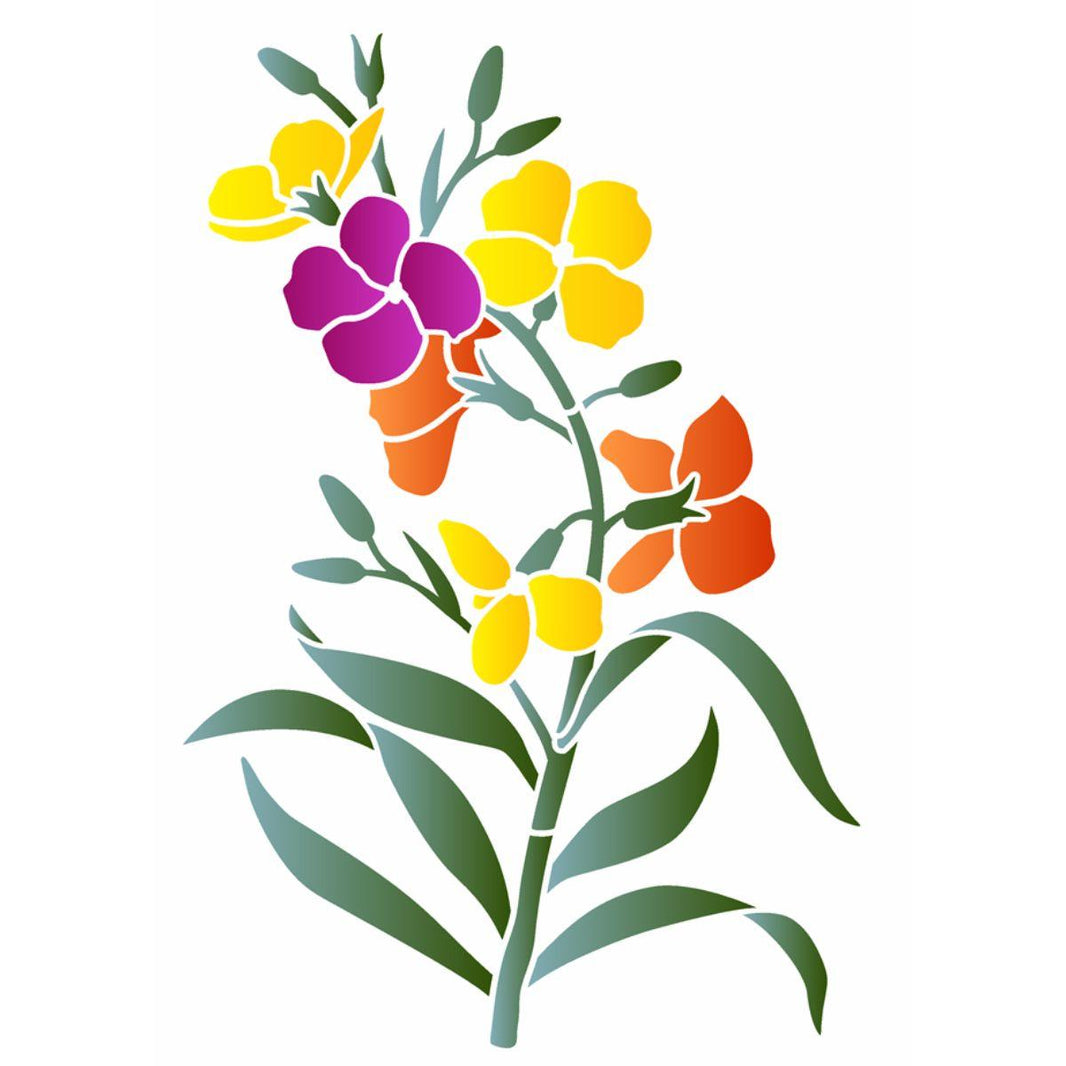 Stencil OPA 20x25 3358 Flor Erysimum - Palácio da Arte