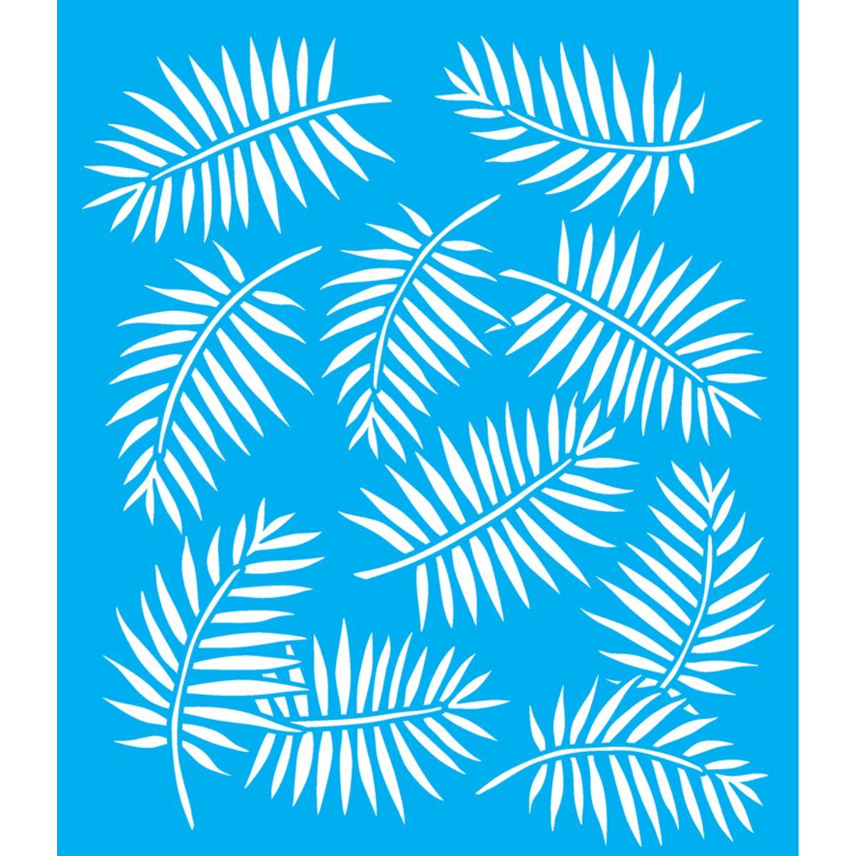 Stencil OPA 20x25 3362 Folhas V - Palácio da Arte