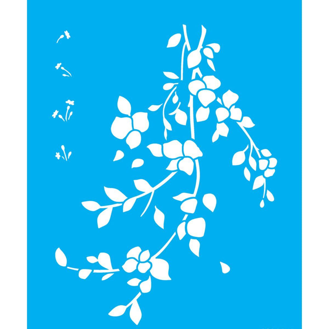Stencil OPA 20x25 3363 Galho Primavera Bougainvillea - Palácio da Arte