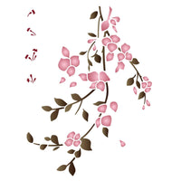 Stencil OPA 20x25 3363 Galho Primavera Bougainvillea - Palácio da Arte