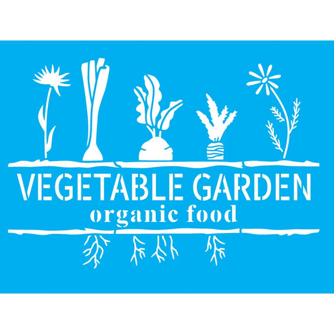 Stencil OPA 20x25 3388 Farmhouse Vegetable Garden - Palácio da Arte