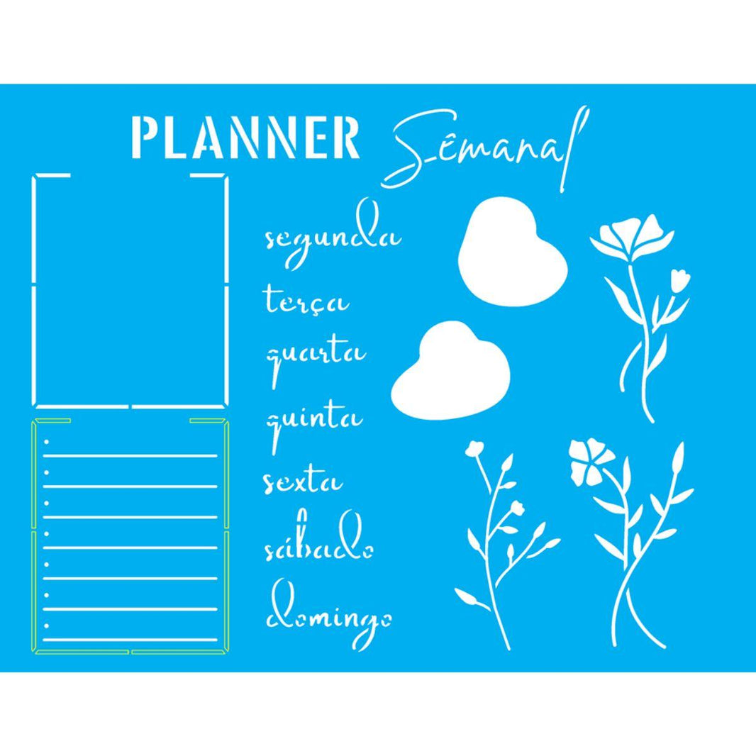 Stencil OPA 20x25 3399 Planner Semanal Orgânico - Palácio da Arte