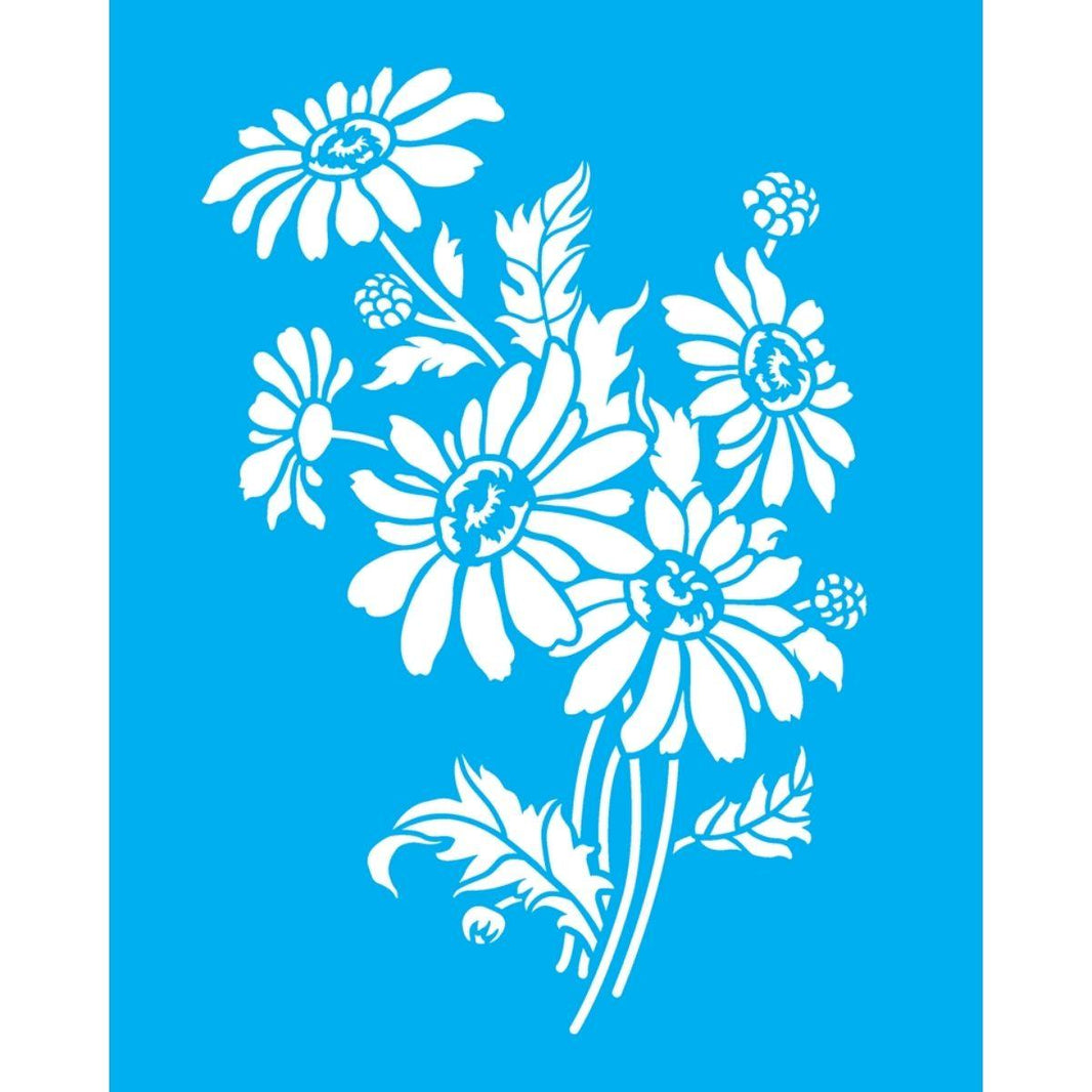Stencil OPA 20x25 3410 Flores Margaridas II - Palácio da Arte