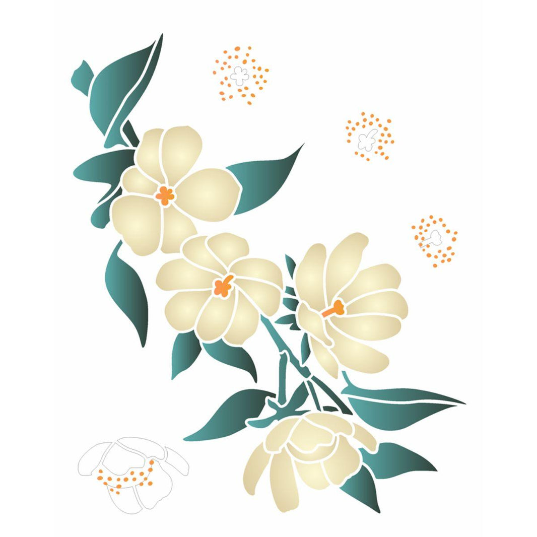 Stencil OPA 20x25 3473 Flores Ora-Pro-Nóbis - Palácio da Arte