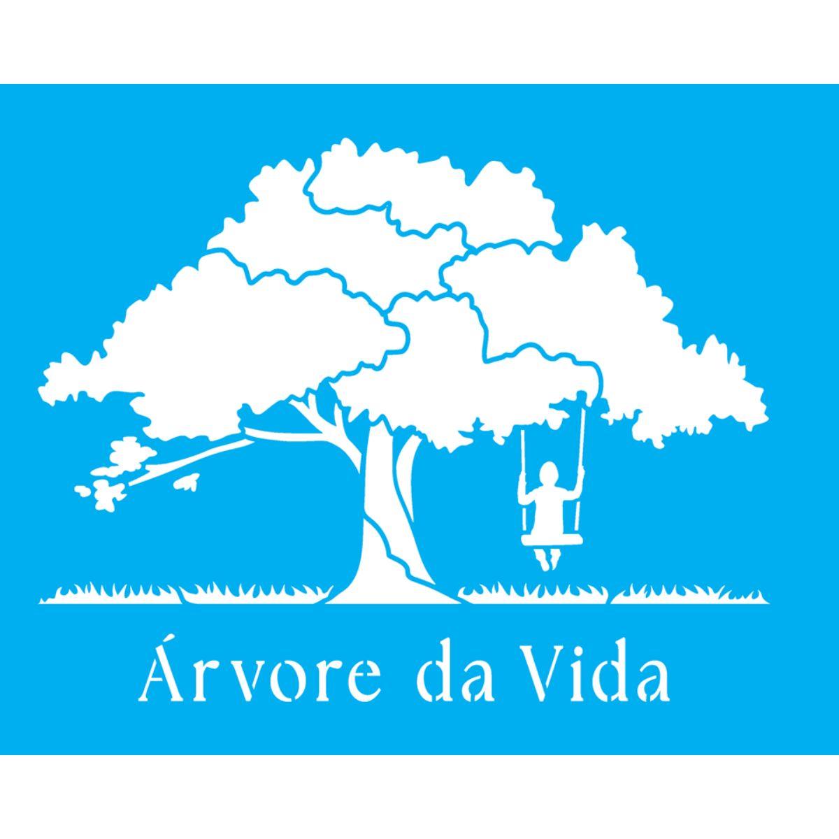 Stencil OPA 20x25 3493 Árvore da Vida I - Palácio da Arte