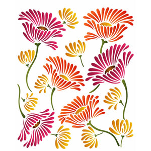 Stencil OPA 20x25 3501 Estamparia Flores Gérberas - Palácio da Arte