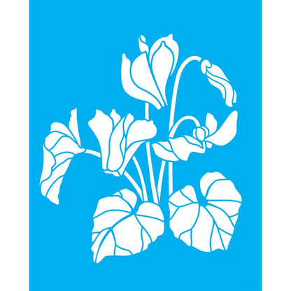 Stencil OPA 20x25 3503 Flores Ciclame - Palácio da Arte