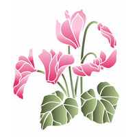 Stencil OPA 20x25 3503 Flores Ciclame - Palácio da Arte