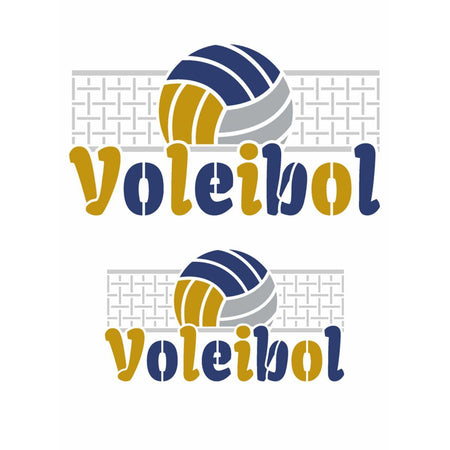 Stencil OPA 20x25 3518 Esporte Voleibol - Palácio da Arte