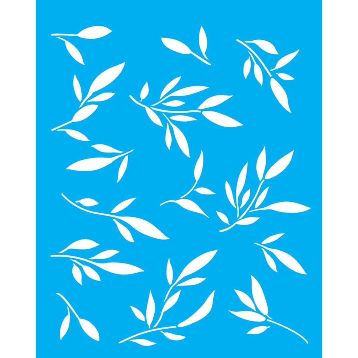 Stencil OPA 20x25 3521 Folhas VI - Palácio da Arte