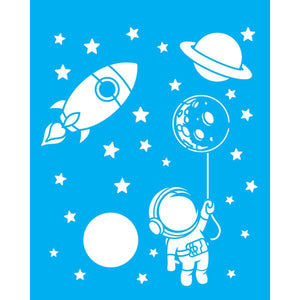 Stencil OPA 20x25 3523 Infantil Astronauta - Palácio da Arte