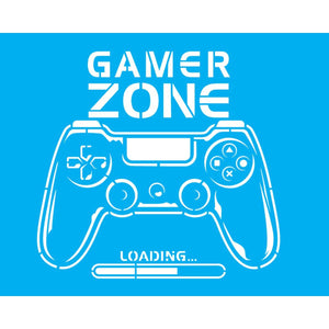 Stencil OPA 20x25 3529 Video Game Gamer Zone - Palácio da Arte
