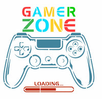 Stencil OPA 20x25 3529 Video Game Gamer Zone - Palácio da Arte