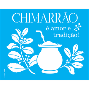 Stencil OPA 20x25 3540 Cultura Chimarrão - Palácio da Arte