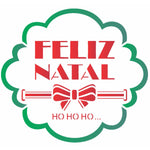 Stencil OPA 20x25 Natal 2119 Moldura Feliz Natal - Palácio da Arte