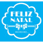 Stencil OPA 20x25 Natal 2119 Moldura Feliz Natal - Palácio da Arte