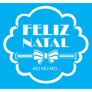 Stencil OPA 20x25 Natal 2119 Moldura Feliz Natal - Palácio da Arte