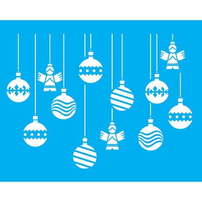 Stencil OPA 20x25 Natal 2553 Bolas Estampadas II - Palácio da Arte