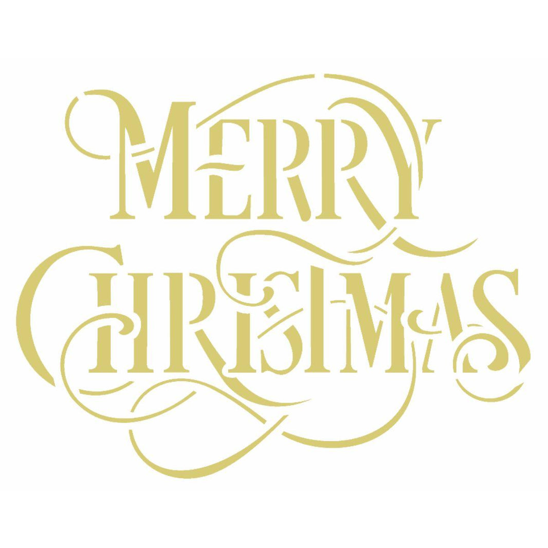 Stencil OPA 20x25 Natal 2556 Merry Christmas (INATIVO) - Palácio da Arte