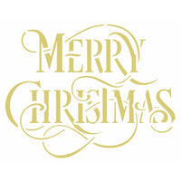 Stencil OPA 20x25 Natal 2556 Merry Christmas (INATIVO) - Palácio da Arte