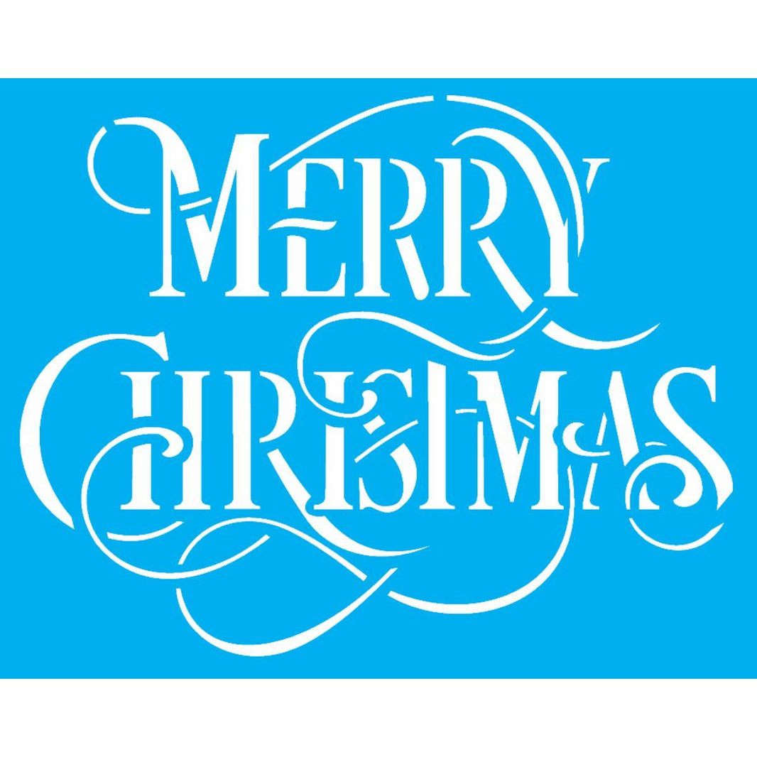 Stencil OPA 20x25 Natal 2556 Merry Christmas (INATIVO) - Palácio da Arte
