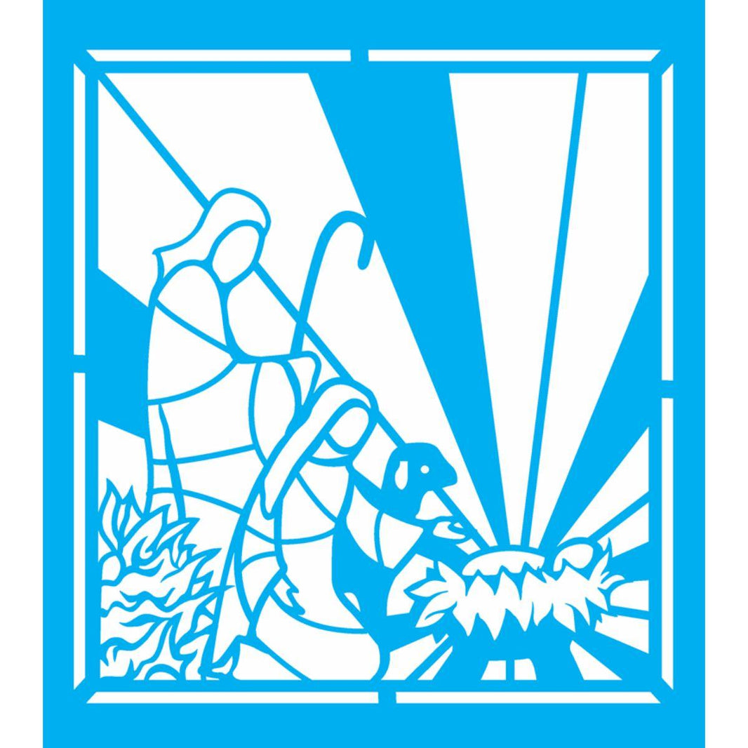 Stencil OPA 20x25 Natal 2739 Vitral Manjedoura - Palácio da Arte