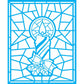 Stencil OPA 20x25 Natal 2742 Natal Vitral Vela - Palácio da Arte