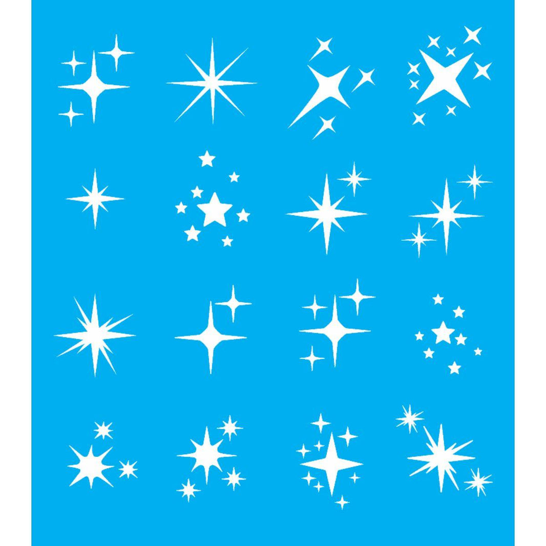 Stencil OPA 20x25 Natal 3293 Estrelas Natalinas - Palácio da Arte