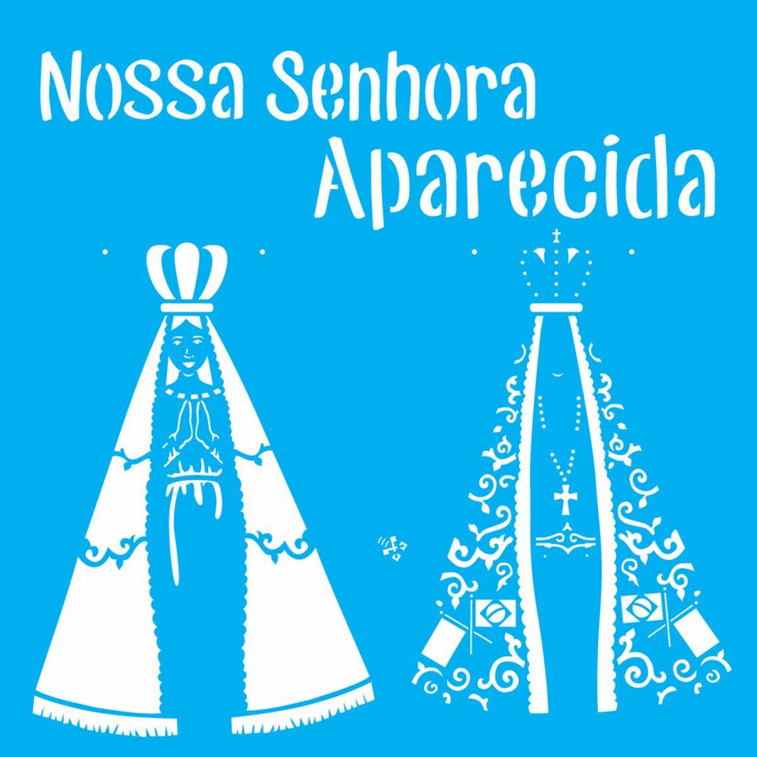 Stencil OPA 30,5x30,5 2204 Nossa Senhora Aparecida - Palácio da Arte