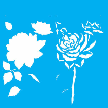 Stencil OPA 30,5x30,5 2205 Flor Rosas - Palácio da Arte