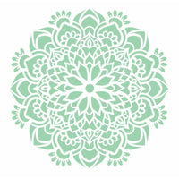 Stencil OPA 30,5x30,5 2470 Mandala Flor Bauer - Palácio da Arte
