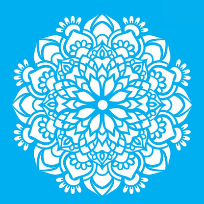 Stencil OPA 30,5x30,5 2470 Mandala Flor Bauer - Palácio da Arte