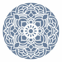 Stencil OPA 30,5x30,5 2472 Mandala Flor Redonda - Palácio da Arte