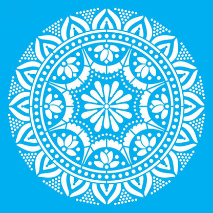 Stencil OPA 30,5x30,5 2596 Mandala Renda I - Palácio da Arte