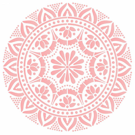 Stencil OPA 30,5x30,5 2596 Mandala Renda I - Palácio da Arte