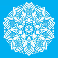 Stencil OPA 30,5x30,5 2597 Mandala Renda II - Palácio da Arte