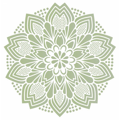 Stencil OPA 30,5x30,5 2597 Mandala Renda II - Palácio da Arte