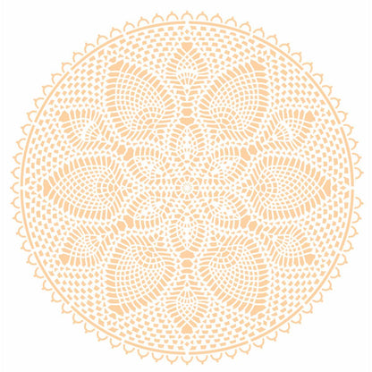 Stencil OPA 30,5x30,5 2731 Mandala Renda III - Palácio da Arte