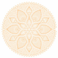 Stencil OPA 30,5x30,5 2731 Mandala Renda III - Palácio da Arte