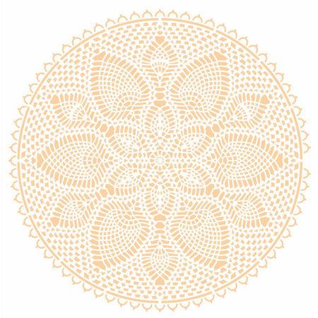 Stencil OPA 30,5x30,5 2731 Mandala Renda III - Palácio da Arte