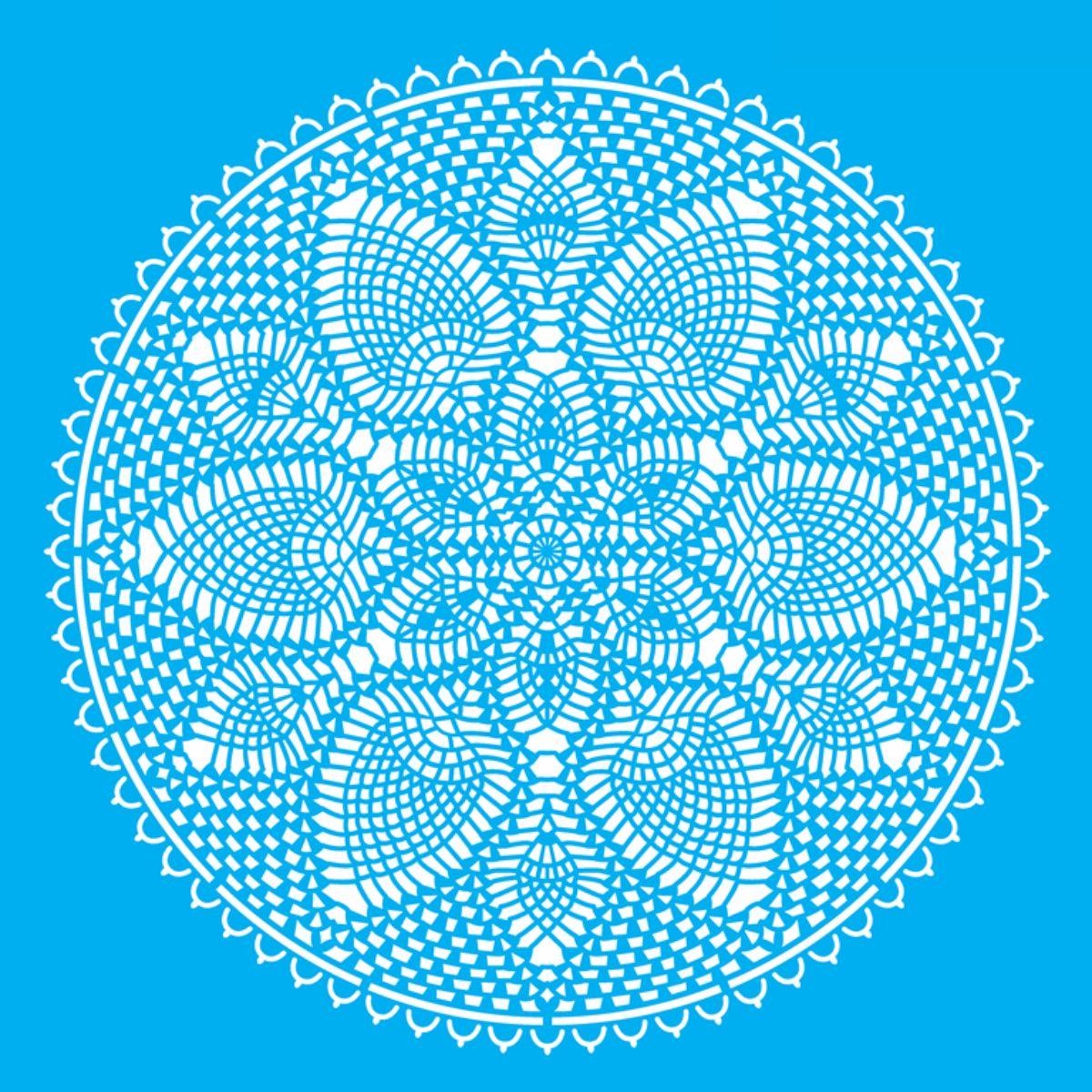 Stencil OPA 30,5x30,5 2731 Mandala Renda III - Palácio da Arte