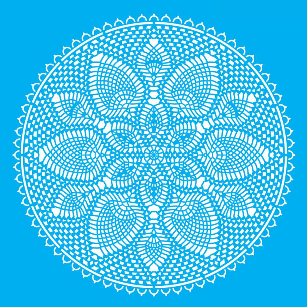 Stencil OPA 30,5x30,5 2731 Mandala Renda III - Palácio da Arte