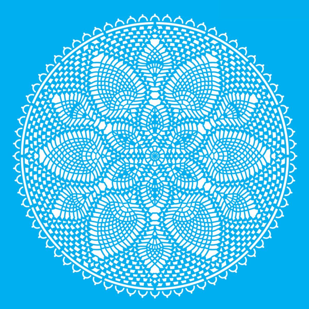 Stencil OPA 30,5x30,5 2731 Mandala Renda III - Palácio da Arte